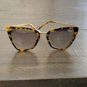 Quay Reina Cat Eye Sunglasses in Brown.